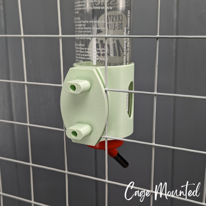 Cage Mounting Kit For Water Bottle Holder - Pastel Green
