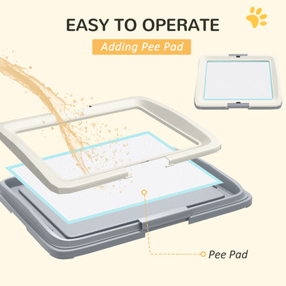 PawHut Dog Toilet Tray for Training Dogs, 63 x 49 x 6cm